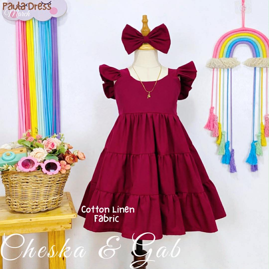 Paula Dress - Cotton Linen