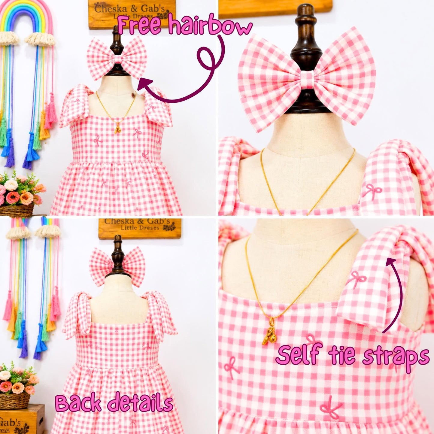 Sandra Gingham Dress