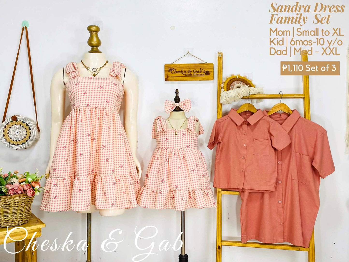 Sandra Plaid Family Set