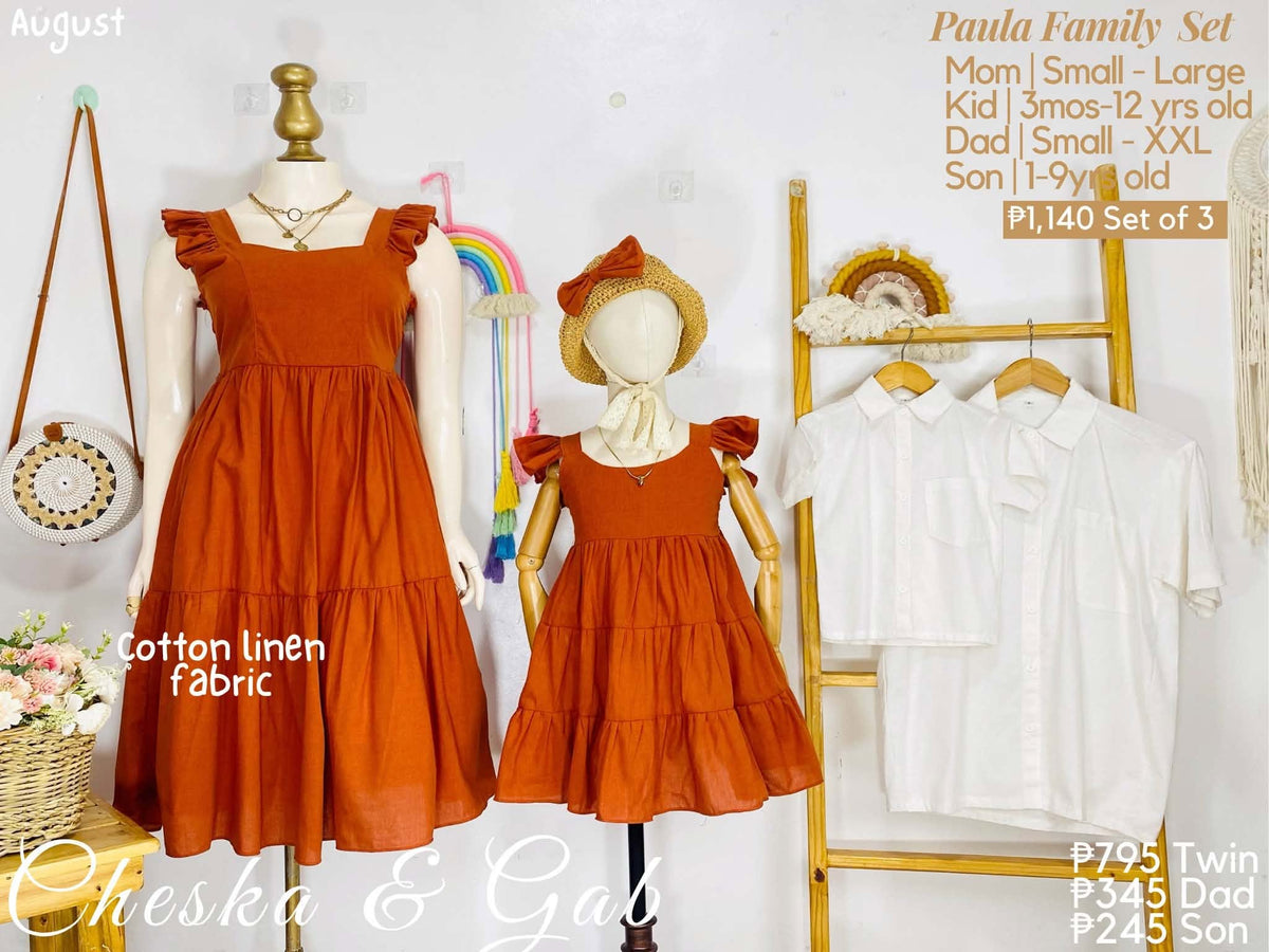 Paula Family Set - Cotton Linen