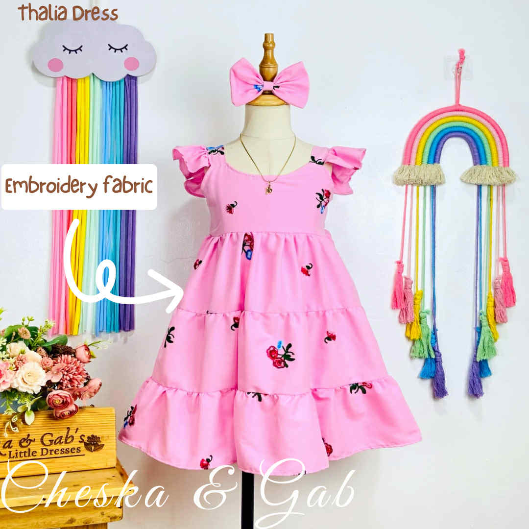 Thalia Embroidery Dress