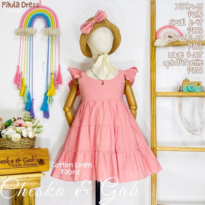 Paula Dress - Cotton Linen