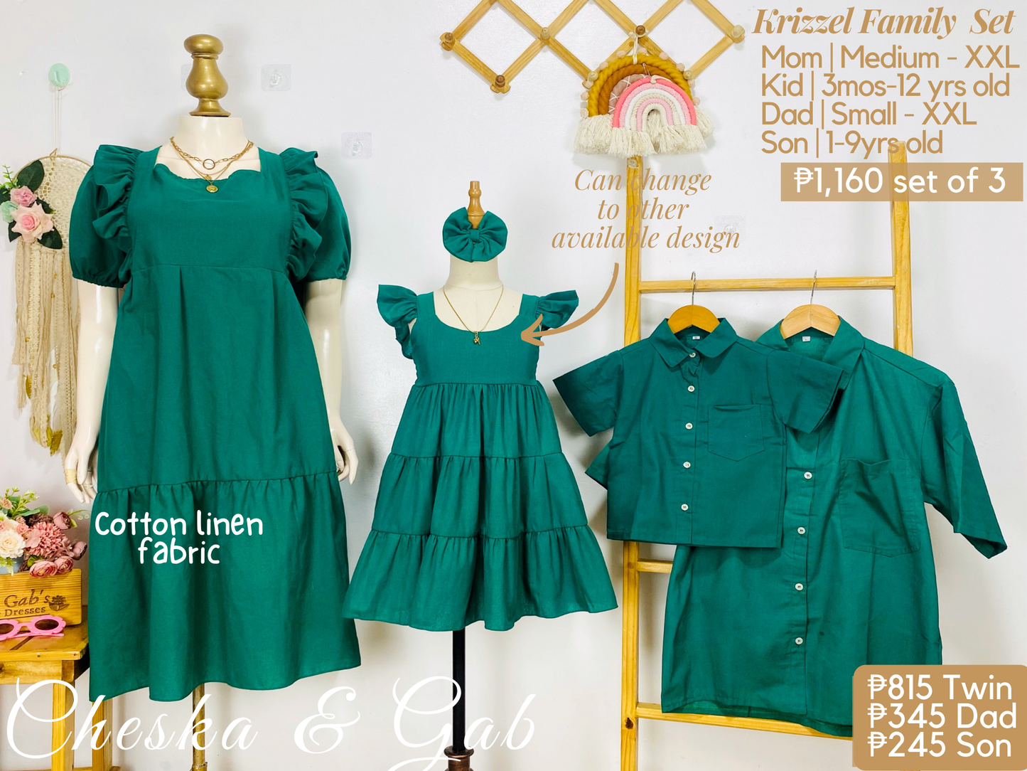 Krizzel + Paula Family Set