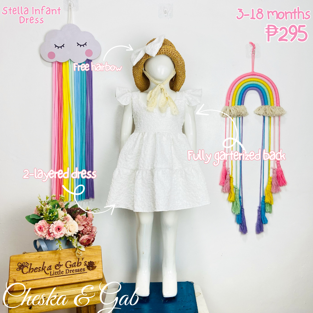 Stella Infant Dress - Suitable Ages 3-18mos