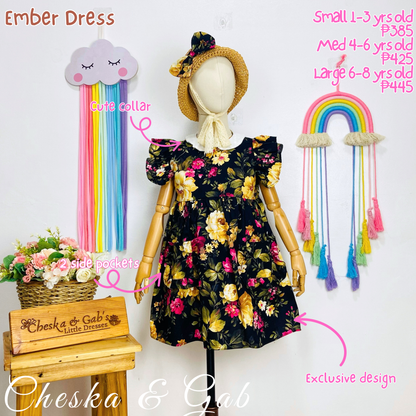 Ember Dress - Korean Cotton - Suitable ages 1-8