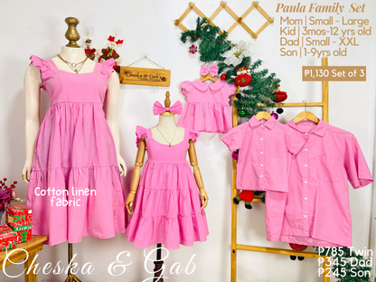Paula Family Set - Cotton Linen