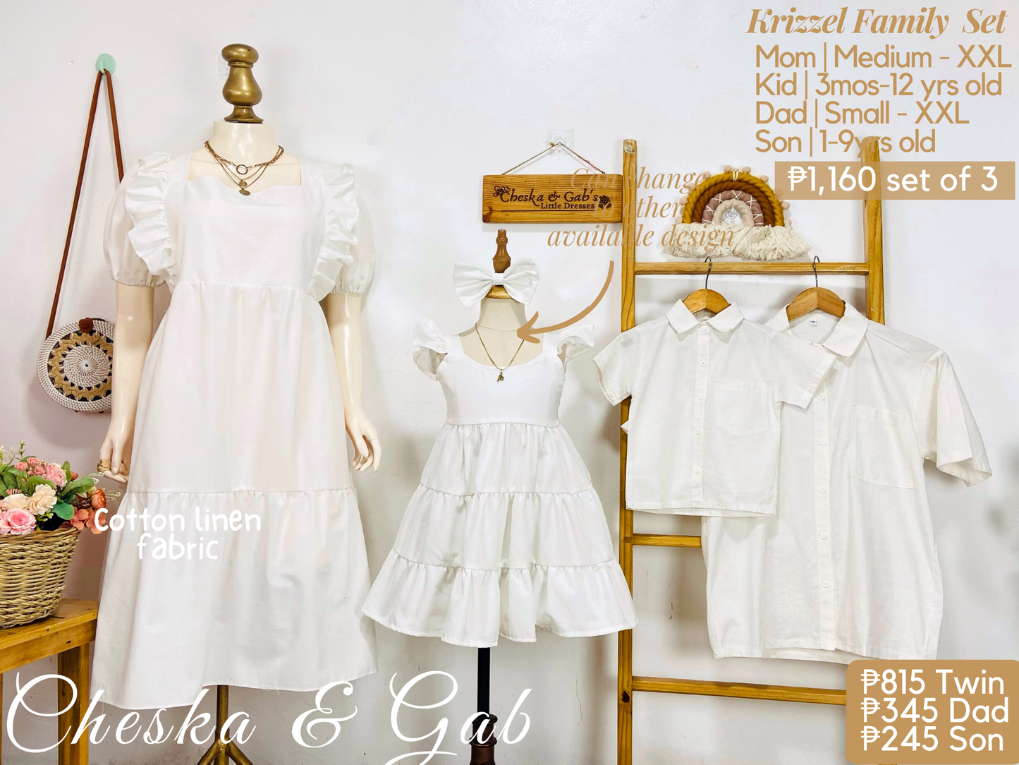 Krizzel + Paula Family Set