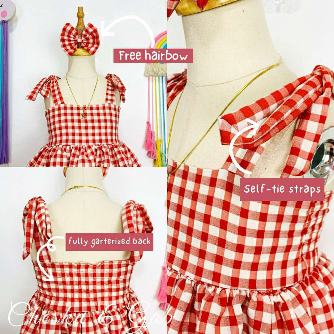 Mia Dress - Checkered