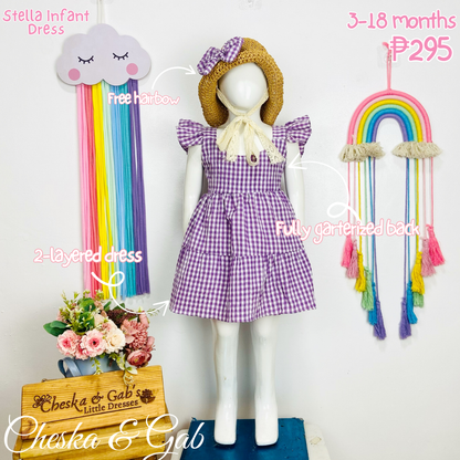 Stella Infant Dress - Suitable Ages 3-18mos