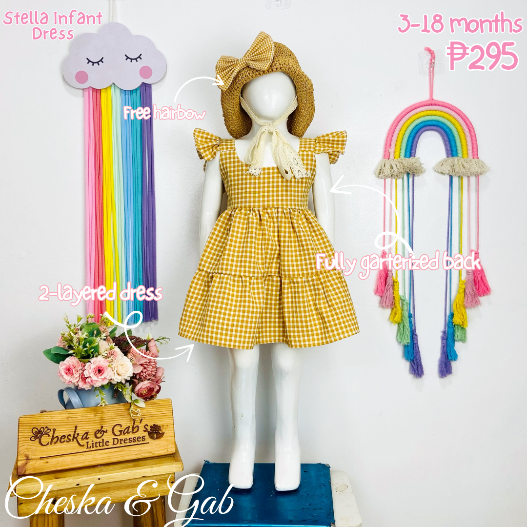 Stella Infant Dress - Suitable Ages 3-18mos