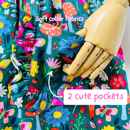 Ember Dress - Korean Cotton - Suitable ages 1-8