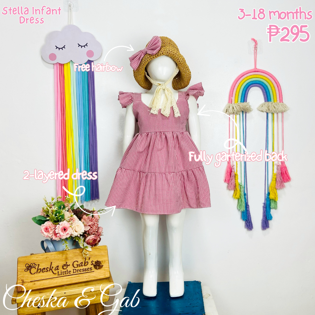 Stella Infant Dress - Suitable Ages 3-18mos