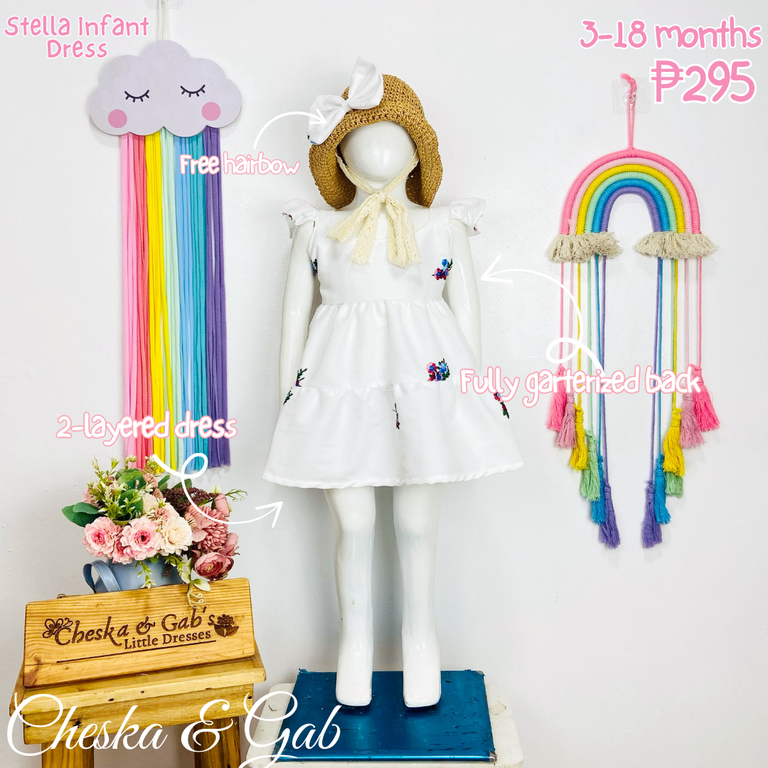 Stella Infant Dress - Suitable Ages 3-18mos