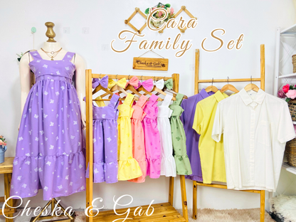 Cara Family Set - Premium Eyelet Fabric