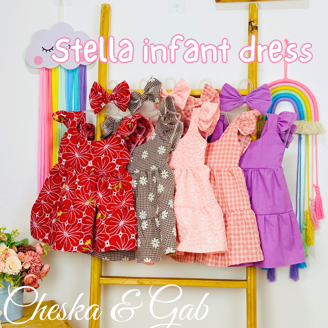 Stella Infant Dress - Suitable Ages 3-18mos