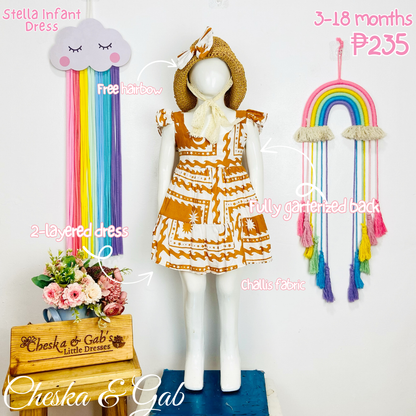 Stella Infant Dress - Suitable Ages 3-18mos
