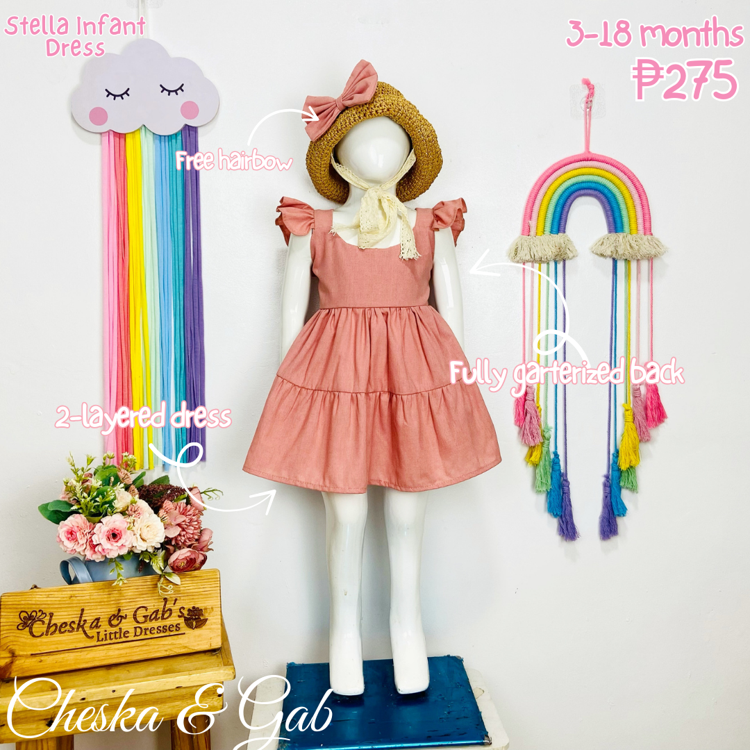 Stella Infant Dress - Suitable Ages 3-18mos