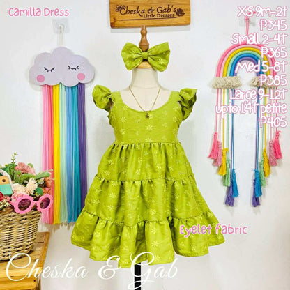 Camilla Dress - Eyelet