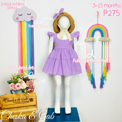 Stella Infant Dress - Suitable Ages 3-18mos