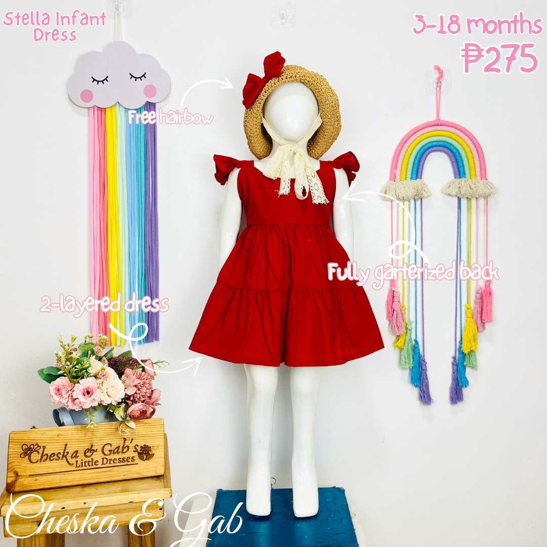 Stella Infant Dress - Suitable Ages 3-18mos