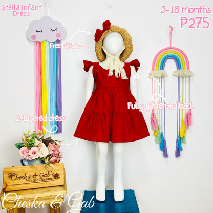 Stella Infant Dress - Suitable Ages 3-18mos