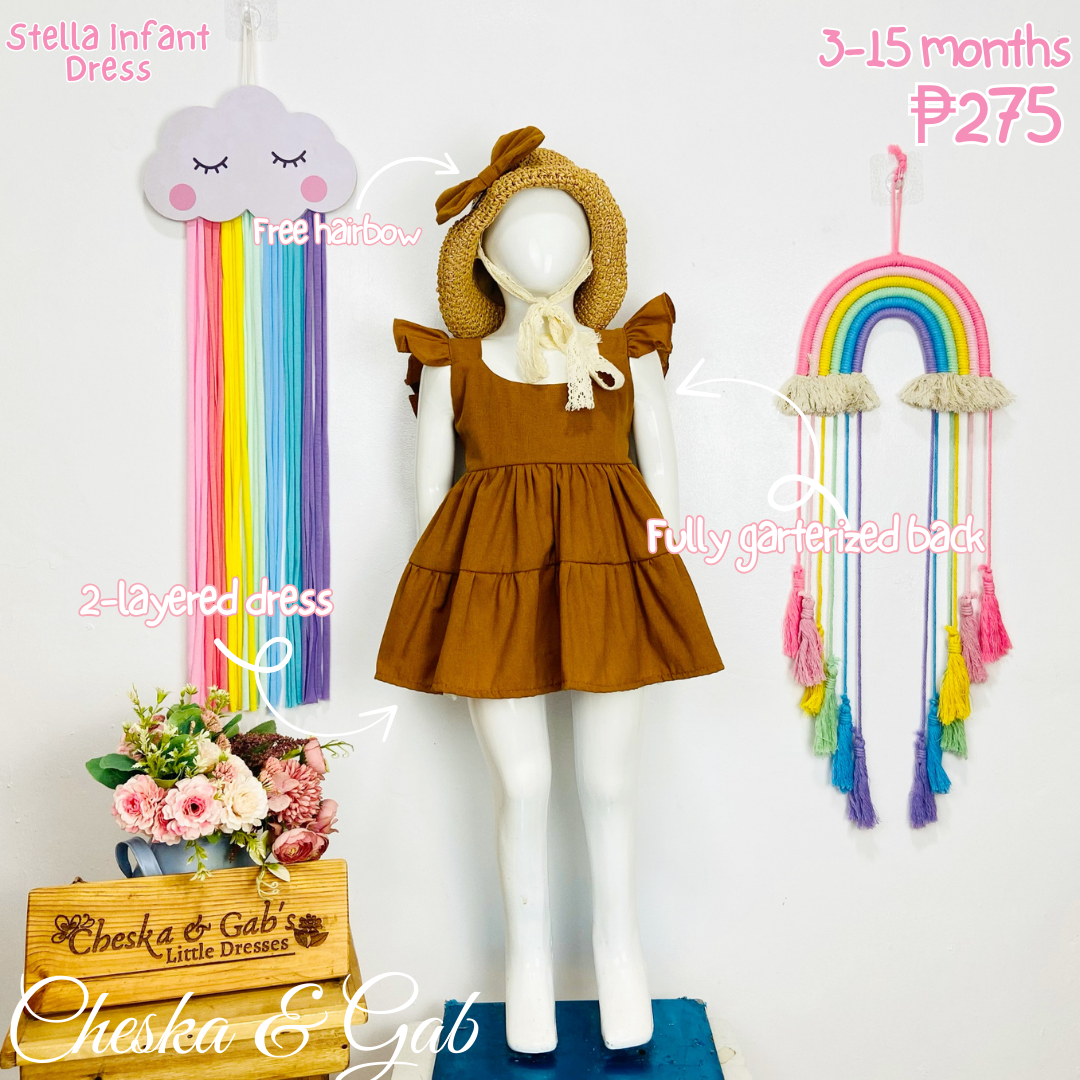 Stella Infant Dress - Suitable Ages 3-18mos