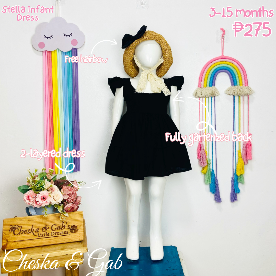 Stella Infant Dress - Suitable Ages 3-18mos