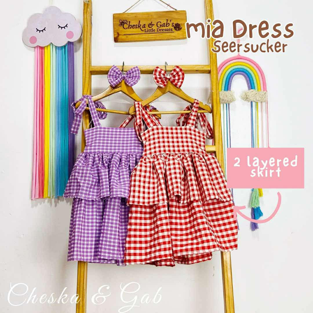Mia Dress - Checkered