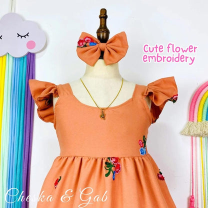 Thalia Embroidery Dress