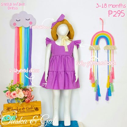 Stella Infant Dress - Suitable Ages 3-18mos