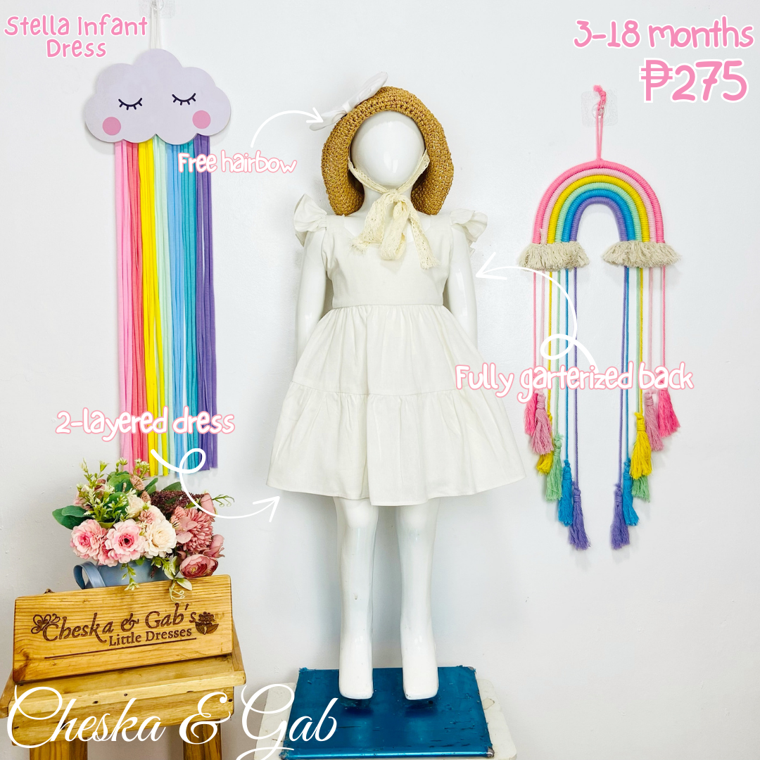 Stella Infant Dress - Suitable Ages 3-18mos