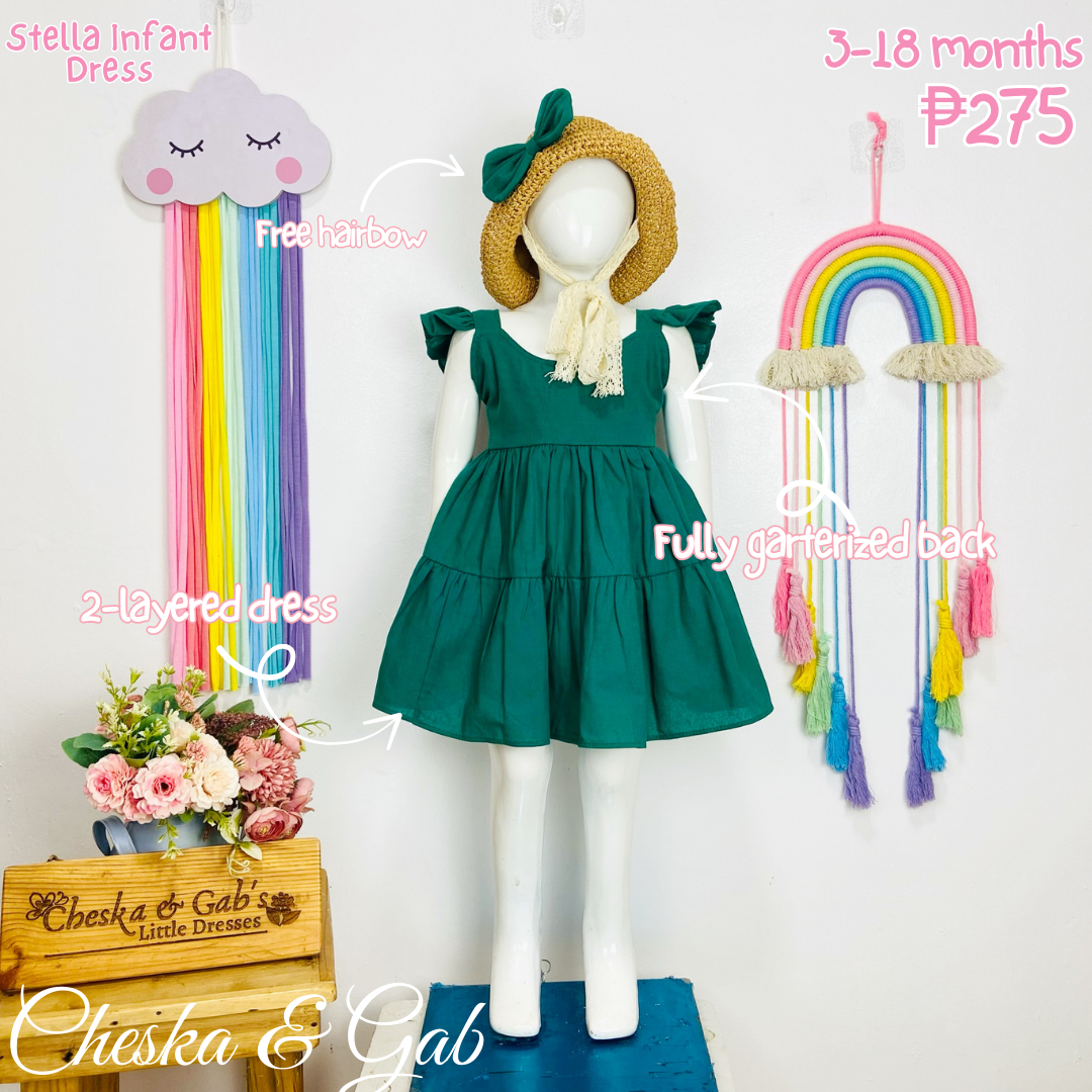 Stella Infant Dress - Suitable Ages 3-18mos