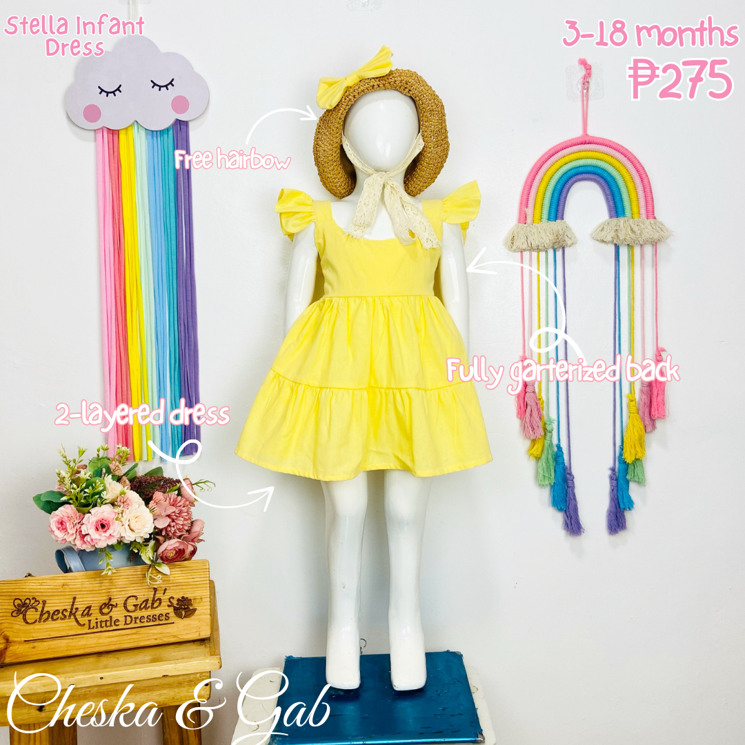 Stella Infant Dress - Suitable Ages 3-18mos