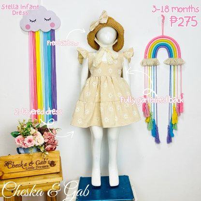 Stella Infant Dress - Suitable Ages 3-18mos