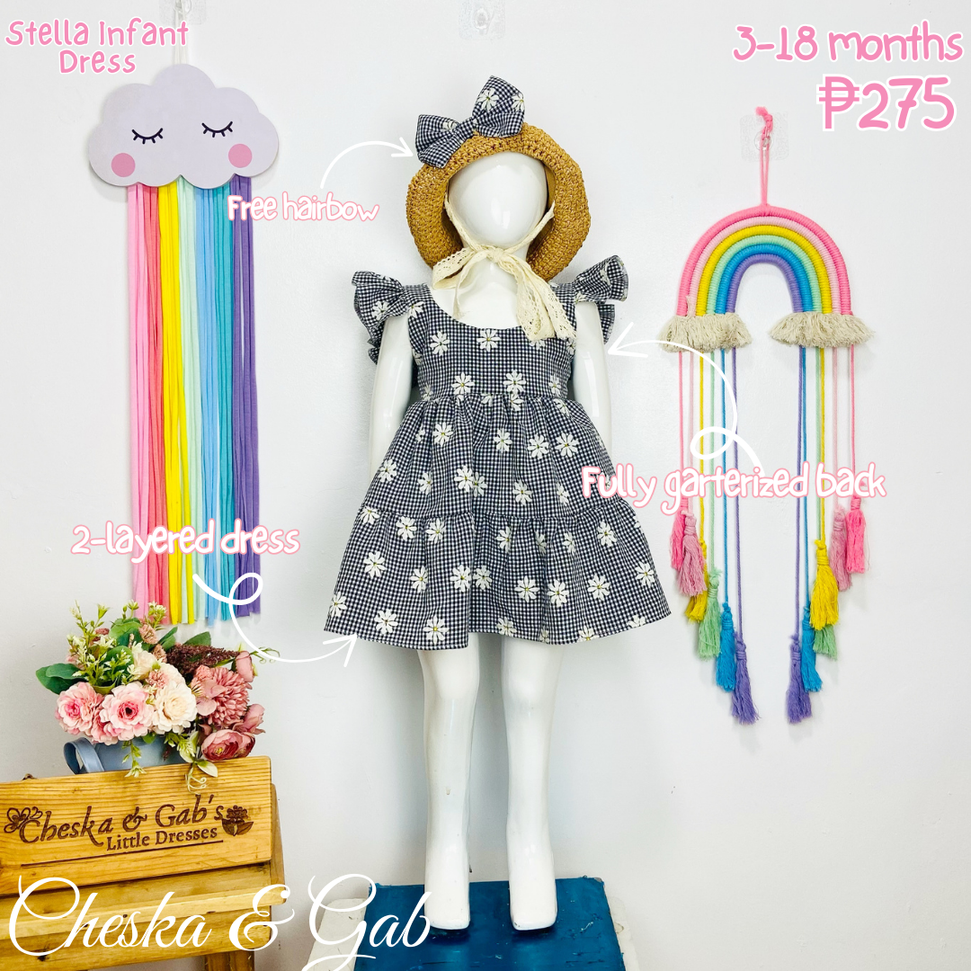 Stella Infant Dress - Suitable Ages 3-18mos