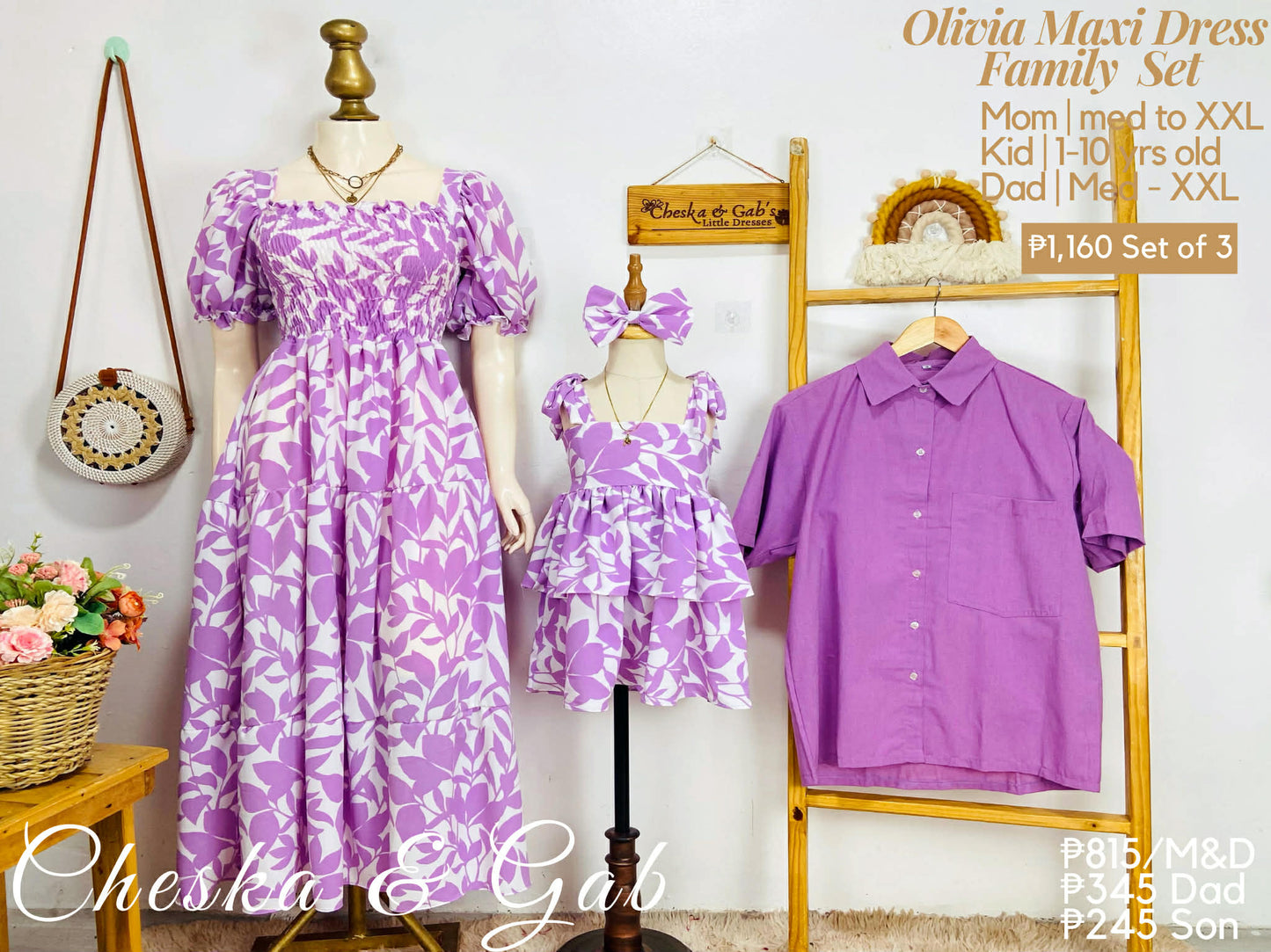 Olivia + Mia Family Set