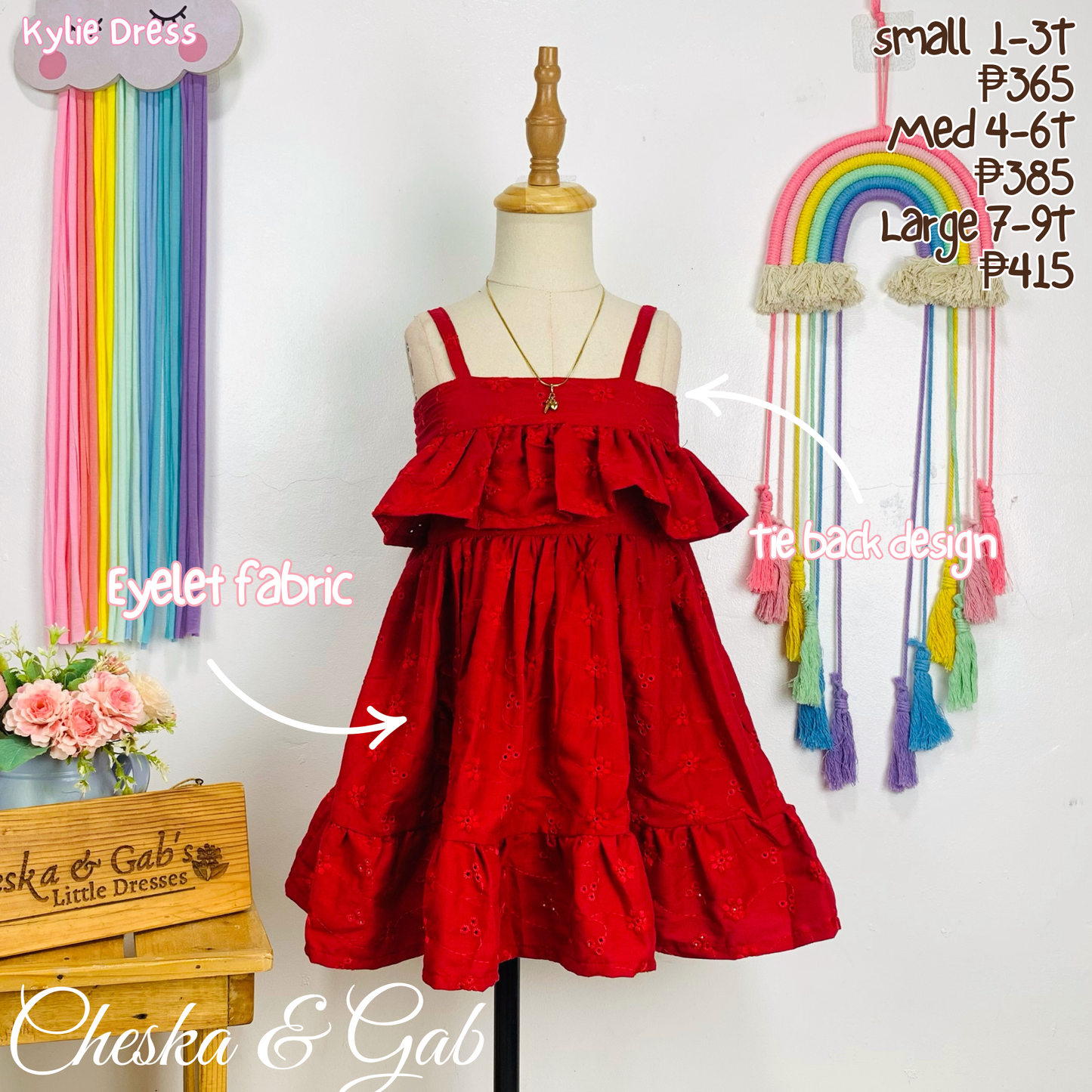 Kylie Dress- Eyelet