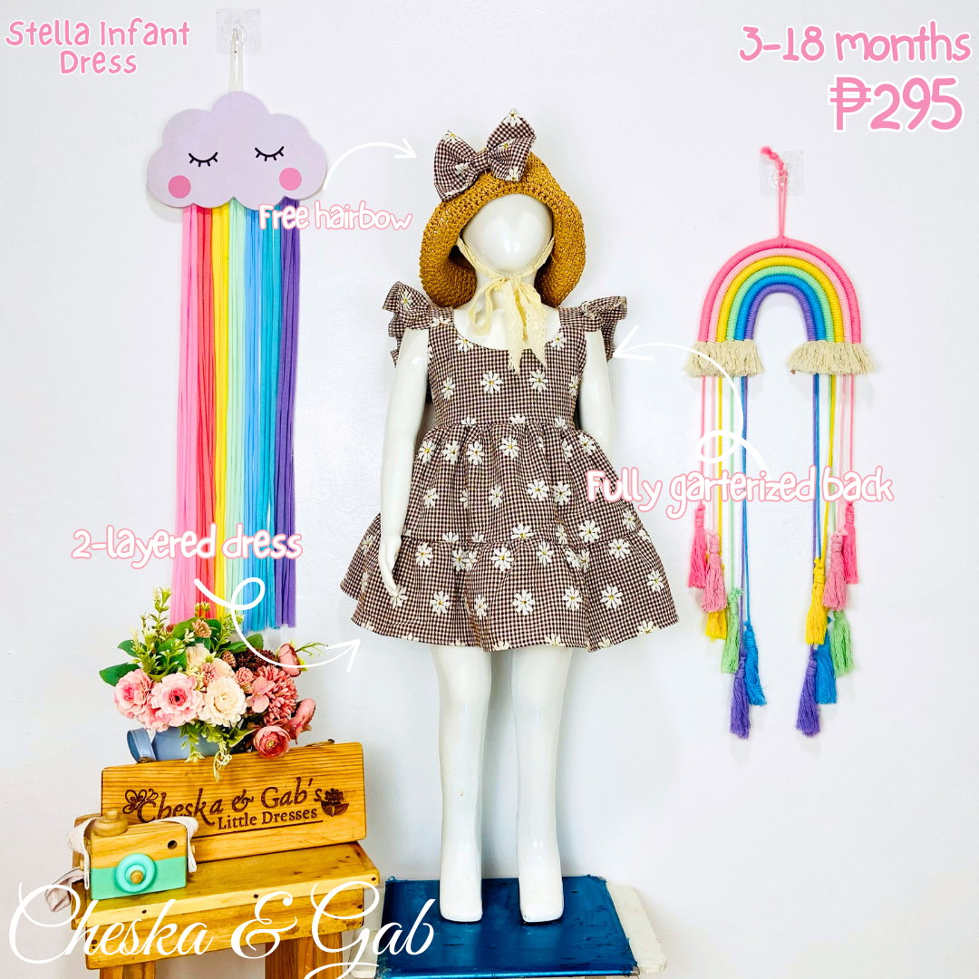 Stella Infant Dress - Suitable Ages 3-18mos