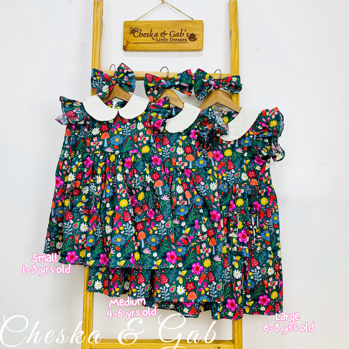 Ember Dress - Korean Cotton - Suitable ages 1-8