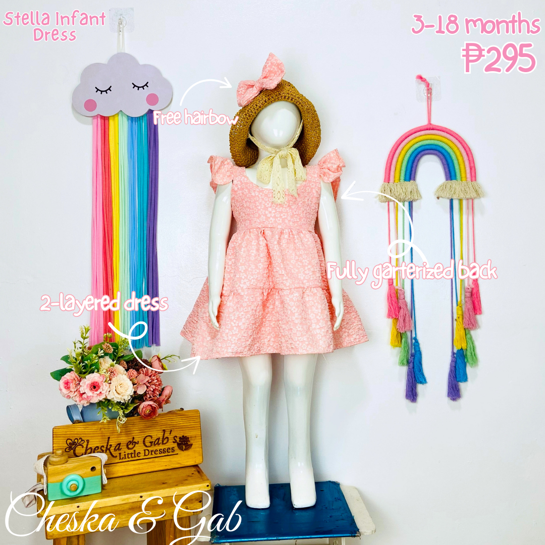 Stella Infant Dress - Suitable Ages 3-18mos