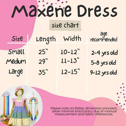 Maxene Dress - Pastel Bloom Checkered (New Collection)