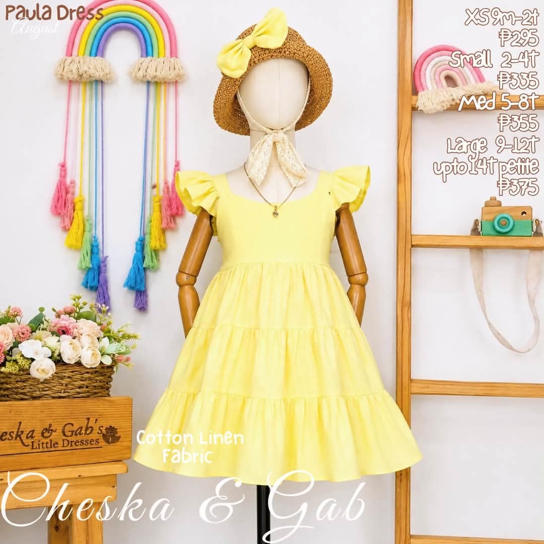 Paula Dress - Cotton Linen