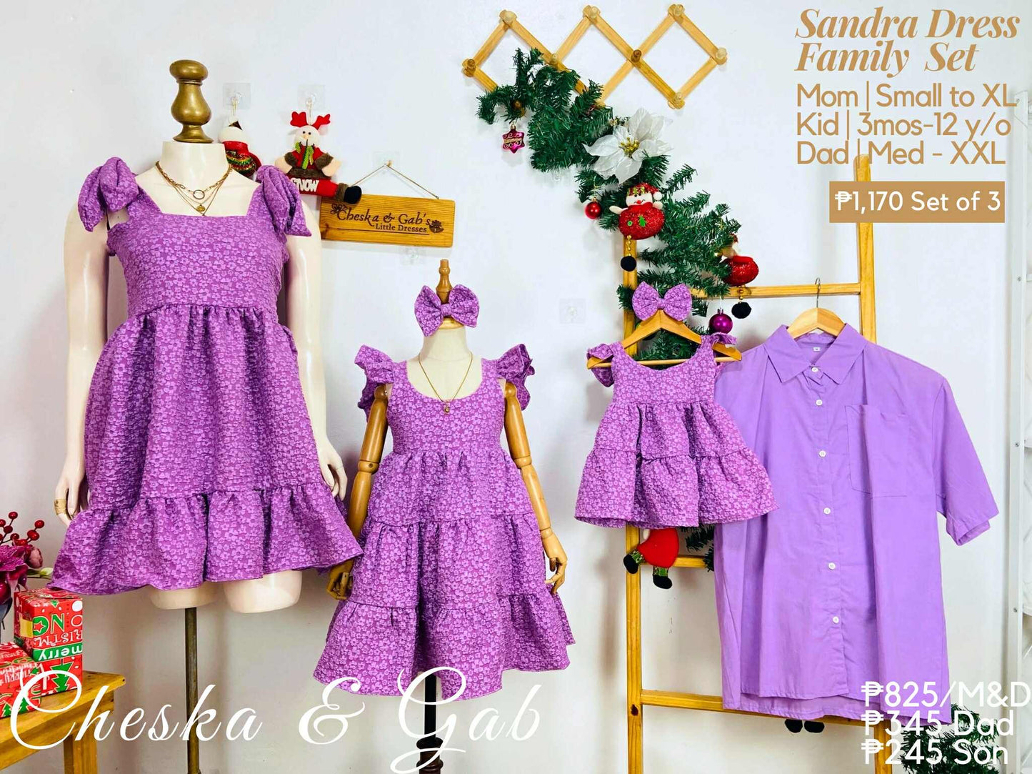 Sandra & Ellery Family Set - Brocade