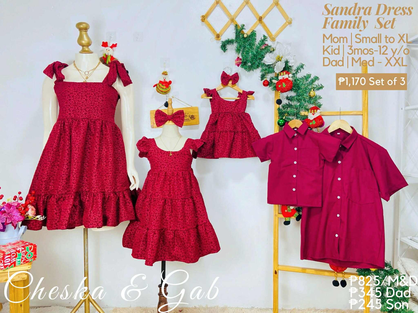 Sandra & Ellery Family Set - Brocade