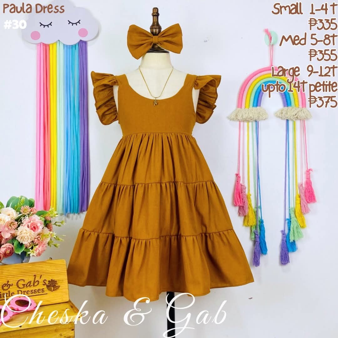 Paula Dress - Cotton Linen