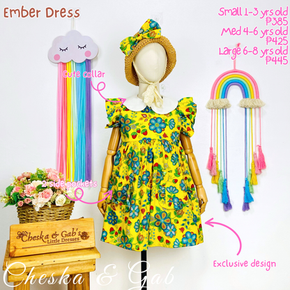 Ember Dress - Korean Cotton - Suitable ages 1-8