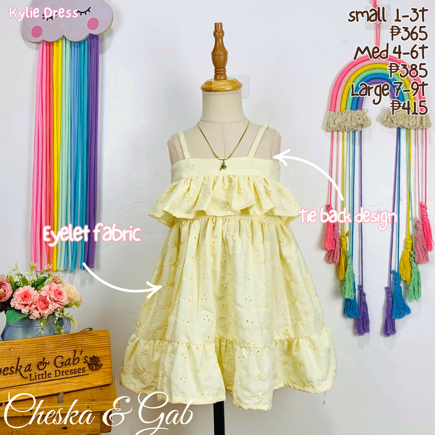 Kylie Dress- Eyelet