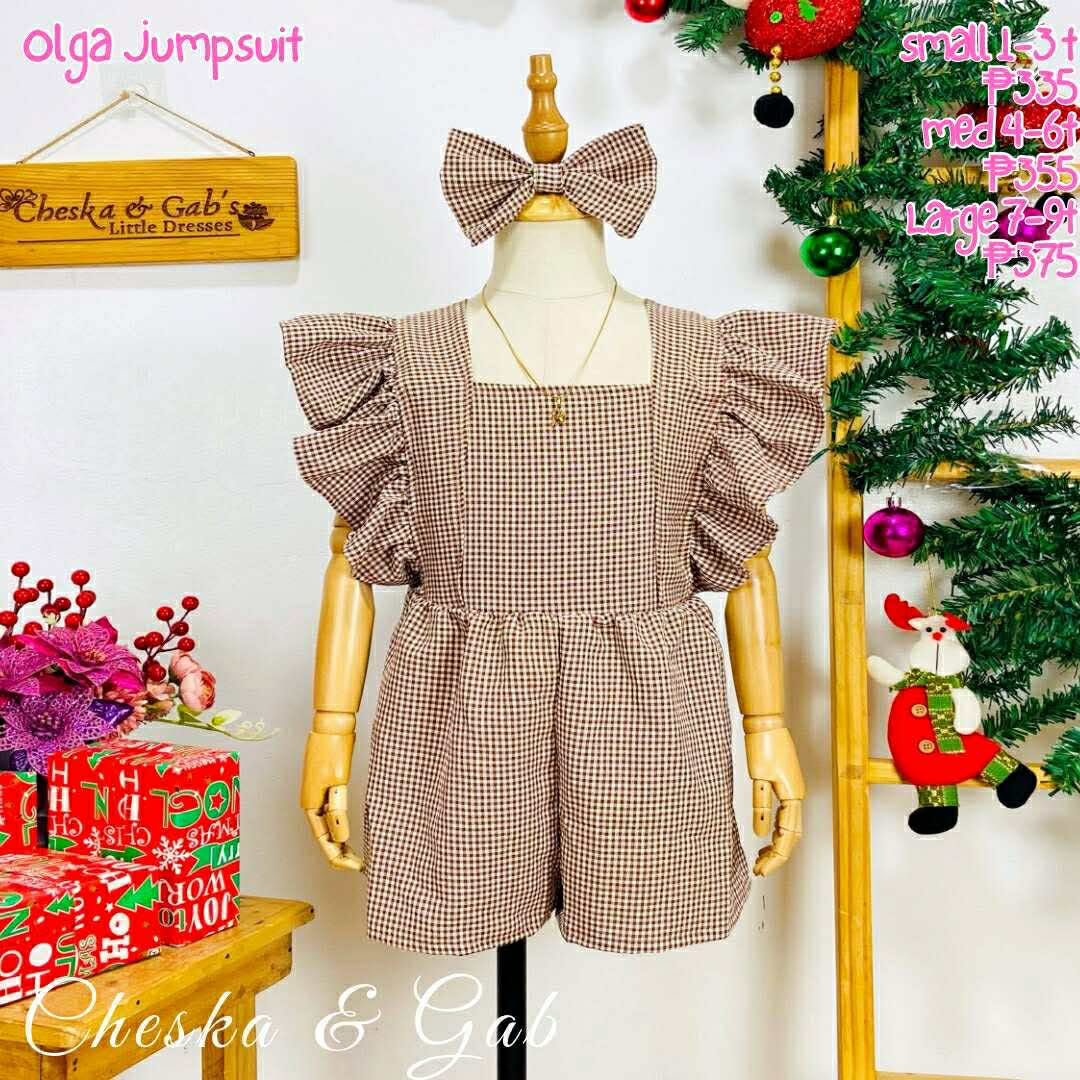 Olga Checkered Jumpsuit