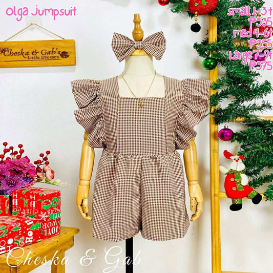 Olga Checkered Jumpsuit