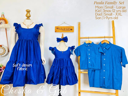 Paula Family Set - Cotton Linen